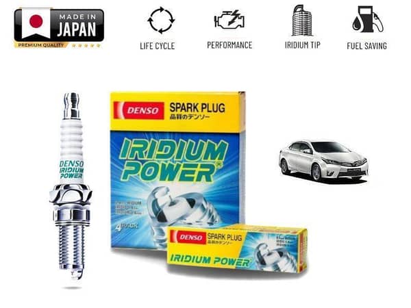 Denso Iridium Spark Plugs for Toyota Corolla Gli 2014-2024 - Set of 4, Made in Japan