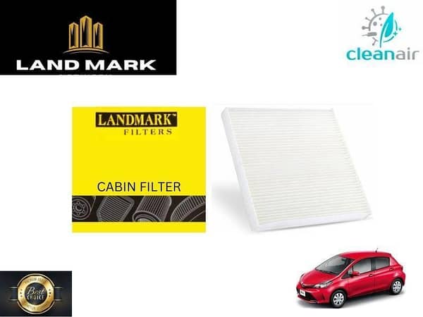 Toyota Vitz 2014-2017 Land Mark Cabin Filter - Effective AC Flow Filteration