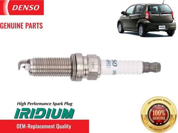 Denso Iridium Spark Plugs for Toyota Passo (2013-2017) - 3 Pieces