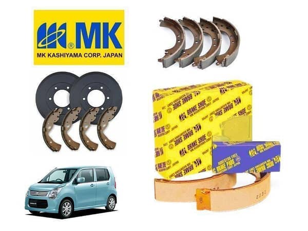 MK KASHIYAMA Rear Brake Shoe for Suzuki Wagon R (2008-2017) - Authentic MK JAPAN Product