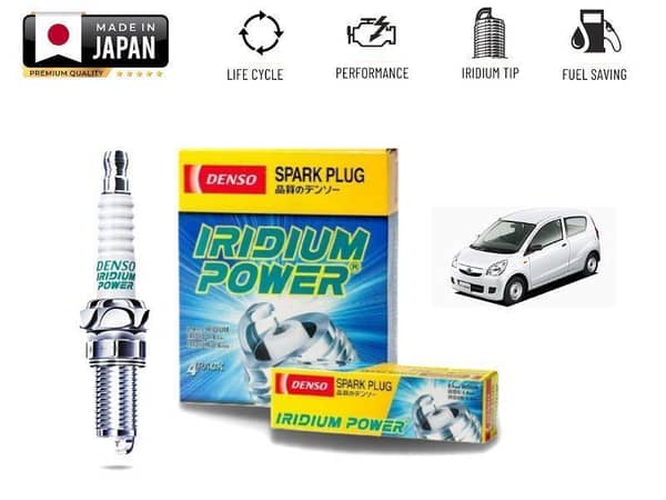 Daihatsu Mira 2005-2010 Denso Iridium Spark Plug - 3 Pieces Made in Japan