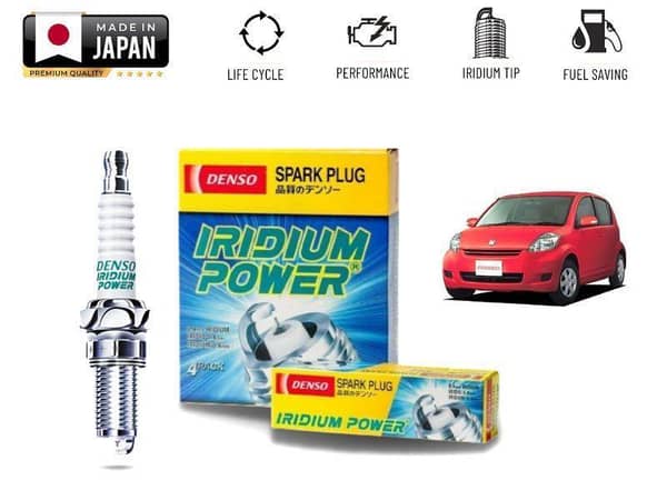 Denso Iridium Spark Plugs for 2005-2010 Toyota Passo - Set of 3