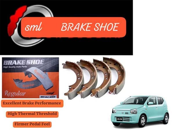 Suzuki Alto 660cc 2019-2023 Rear Brake Shoe - SML Brake Parts - Advanced Braking