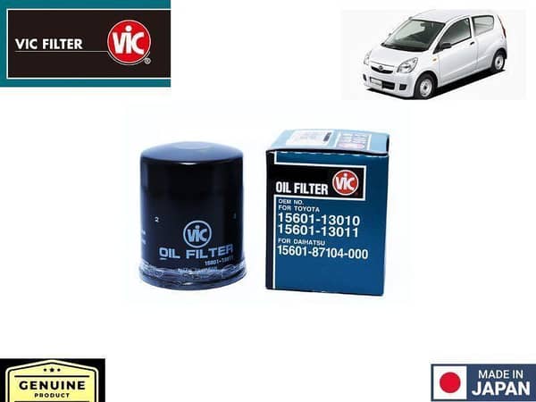 Daihatsu Mira 2002-2011 VIC Oil Filter - Made in Japan