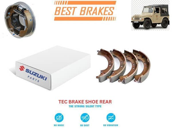 Suzuki LJ80 TEC Rear Brake Shoes - High Quality Brake Parts