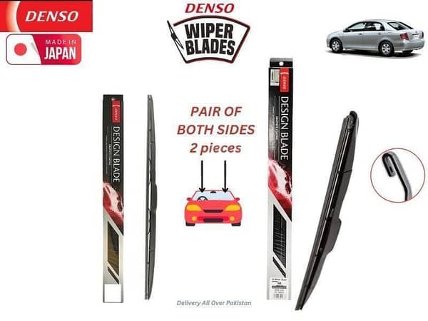 Toyota Axio 2006-2012 Denso Wiper Blade Set - Made in Japan