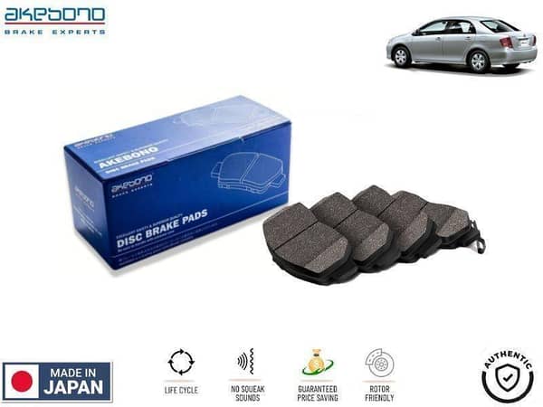 Toyota Axio 2006-2012 Front Brake Pads Akebono - Made in Japan