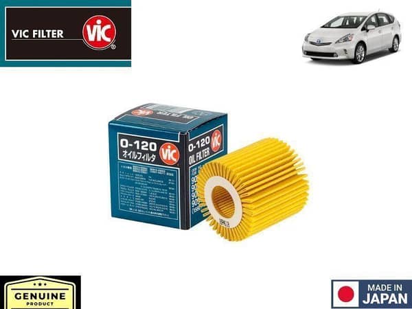 Toyota Prius 2019-2015 VIC Oil Filter - Made in Japan