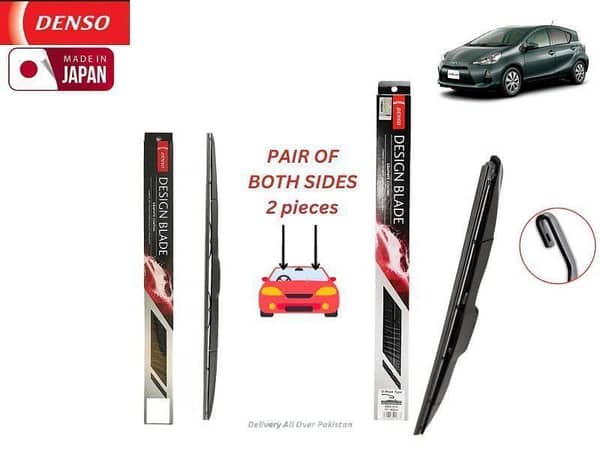 Toyota Aqua 2011-2015 Denso Wiper Blade - 2 Pcs Set - Made in Japan