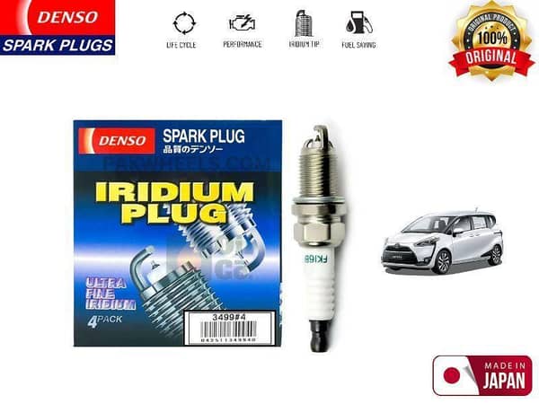 Toyota Sienta 2015-2022 Denso Original Spark Plugs | FK16BRAL8 | 1 Pcs