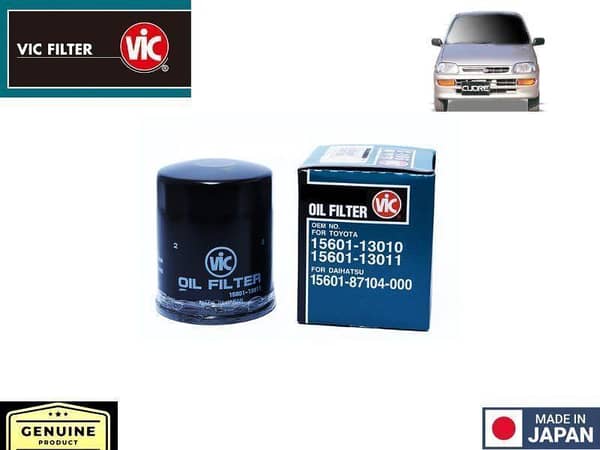 VIC Oil Filter for Daihatsu Cuore (2000-2012) - Made in Japan