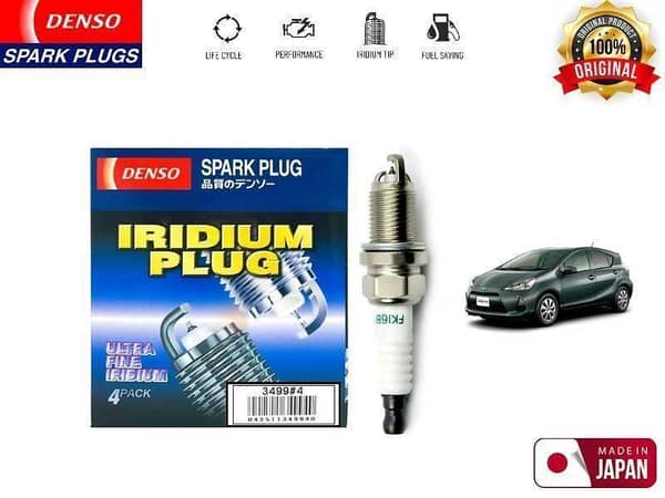 Toyota Aqua 2011-2014 Denso Original Spark Plugs | FK16BRAL8 | 4 Pcs