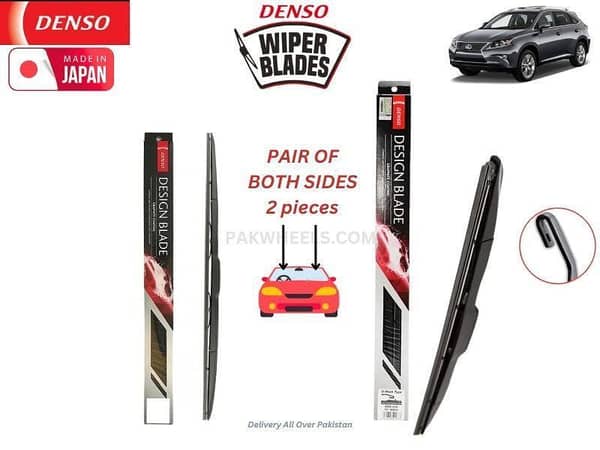 Denso Wiper Blade Set for Lexus RX450 - Made in Japan