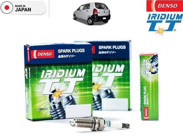 Suzuki Alto 1000cc 2000-2012 Denso Iridium Twin Tip Spark Plugs - 3 Pcs - Better Fuel Economy