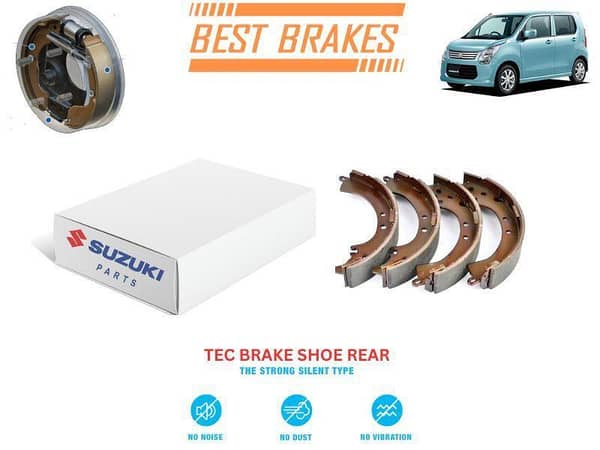 Suzuki Wagon R Japan Assembled TEC Rear Brake Shoes - High Quality Brake Parts