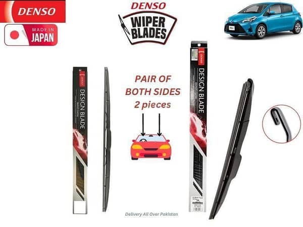 Toyota Vitz Hybrid 2017-2019 Denso Wiper Blade Set - Made in Japan