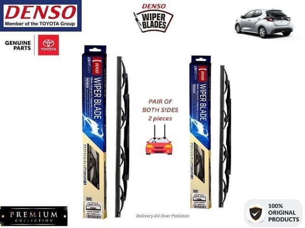 Denso Premium Wiper Blade Set for 2019-2024 Toyota Yaris - 2 Pieces