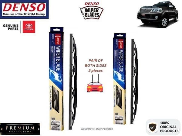 Denso Wiper Blade Set for Toyota Vigo Champ 2005-2016 - 2 Pieces