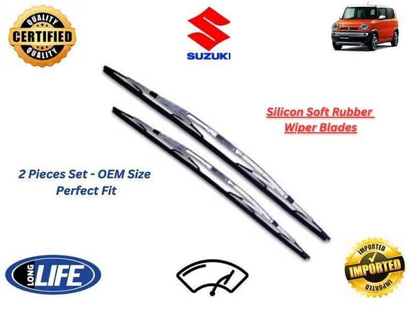 Suzuki Hustler 2014-2020 Silicone Soft Rubber Wiper Blades - 2 Pieces Set