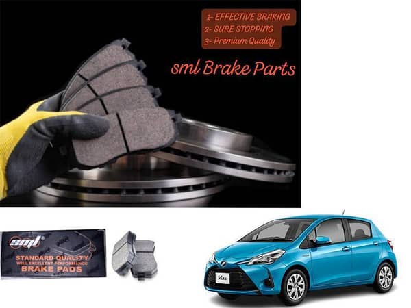 Front Disc Brake Pad for Toyota Vitz Hybrid (2017-2023) - SML Brake Parts