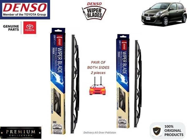 Denso Wiper Blade Set for Toyota Passo 2010-2016 - 2 Pieces