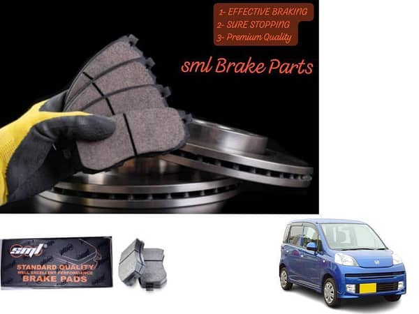 Front Disc Brake Pad for Honda Life 2003-2014 by SML Brake Parts
