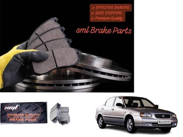 Front Disc Brake Pad for Suzuki Baleno 1600cc (1998-2005) - SML Brake Parts