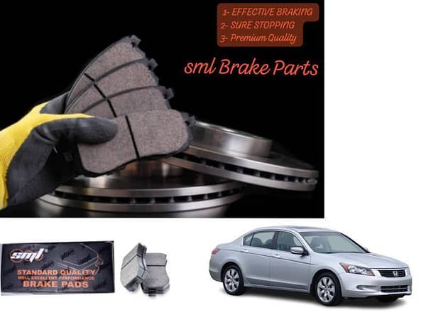 Front Disc Brake Pad for Honda Accord 2009-2021 by SML Brake Parts