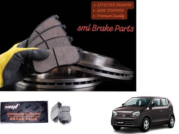 Suzuki Alto 660cc 2019-2023 Front Disc Brake Pad - SML Brake Parts - Advanced Braking