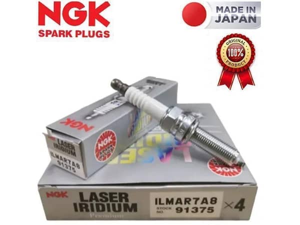 Honda N Box NGK Laser Iridium Spark Plug ILMAR7A8 - 3 Pcs