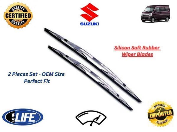 Suzuki Every Silicone Soft Rubber Wiper Blades Set (2005-2023) - 2 Pieces