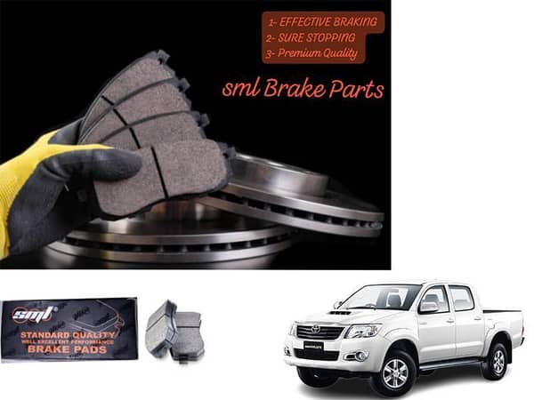 Front Disc Brake Pad for Toyota Vigo Champ (2005-2016) - SML Brake Parts