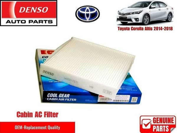 Denso Genuine Cabin Filter for 2014-2028 Toyota Corolla Altis - OEM Quality
