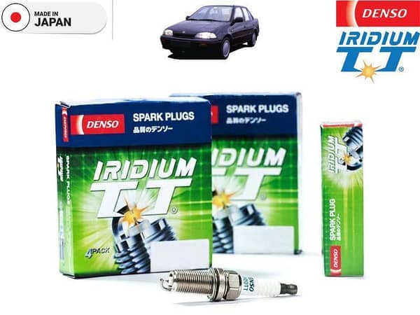 Suzuki Margalla 1992-1998 Denso Iridium Twin Tip Spark Plugs - 4 Pcs - Better Fuel Economy