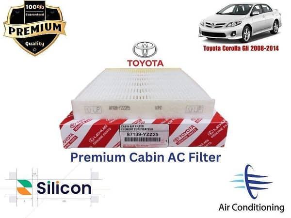Toyota Corolla Gli 2008-2014 Premium Quality Cabin Filter - Imported