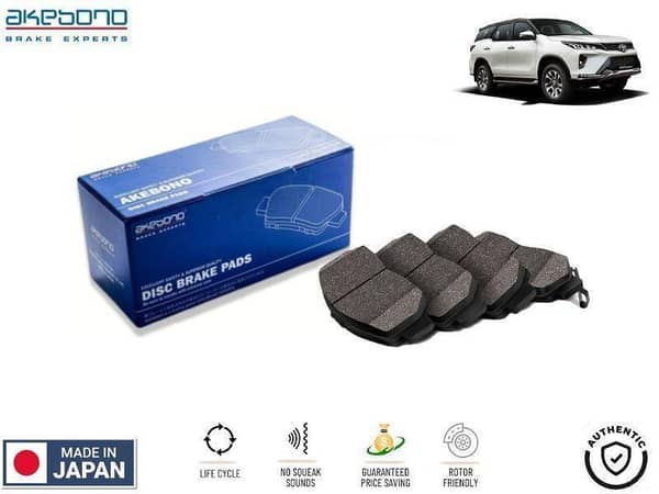 Toyota Fortuner 2016-2024 Akebono Front Brake Pads - Made in Japan