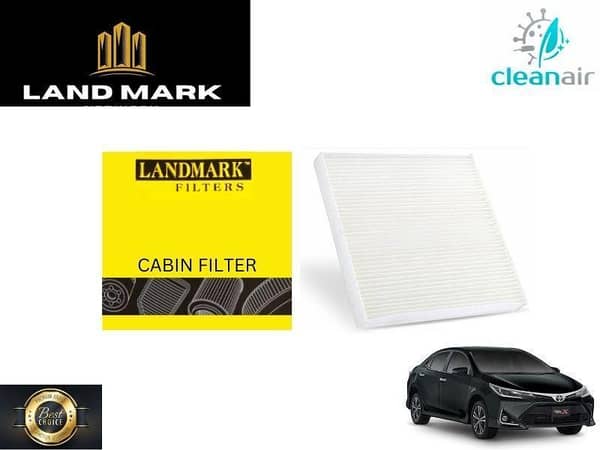 Toyota Corolla Grande 2018-2024 Land Mark Cabin Filter - Effective AC Flow Filteration