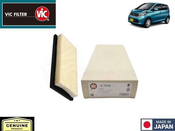 Mitsubishi EK Wagon 2011-2019 Vic A-1034 Air Filter - Made in Japan