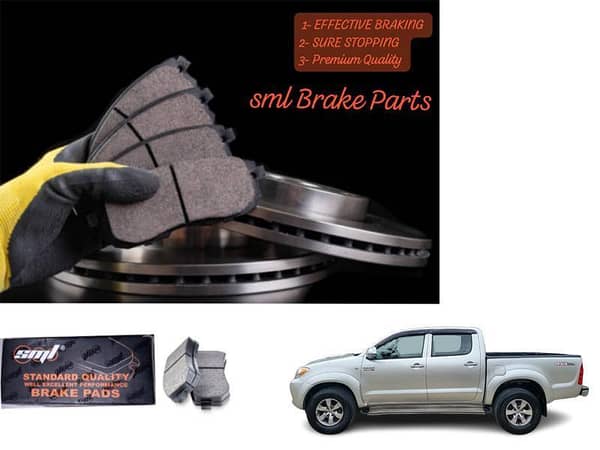 Toyota Vigo Front Disc Brake Pad (2008-2015) - SML Brake Parts