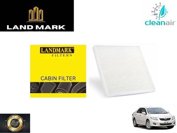 Toyota Corolla Gli 2008-2014 Land Mark Cabin Filter - Effective AC Flow Filteration