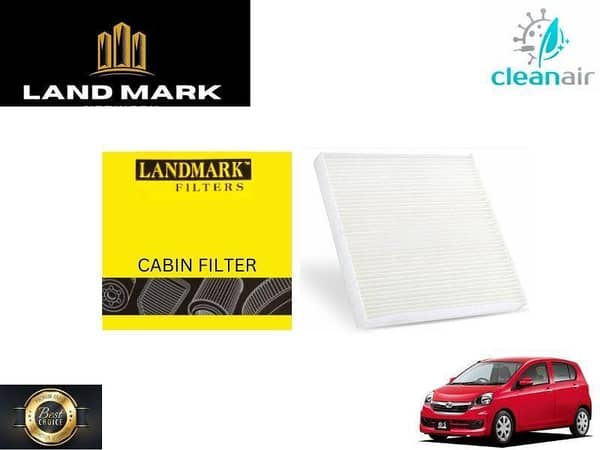 Daihatsu Mira Es 2010-2016 Land Mark Cabin Filter - Effective AC Flow Filteration