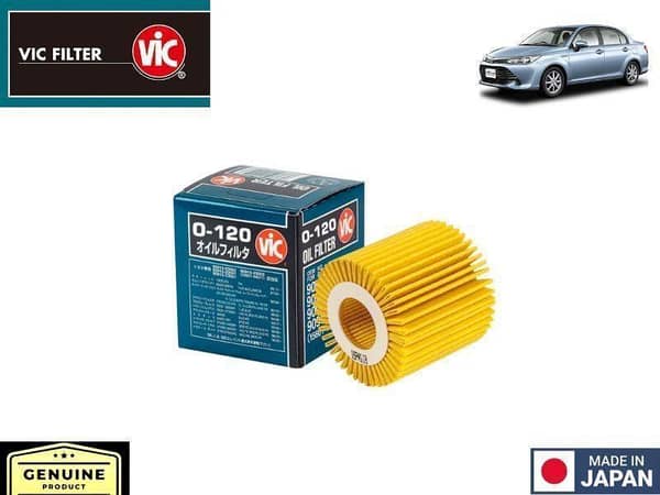 Toyota Axio Hybrid 2012-2019 VIC Oil Filter - Made in Japan