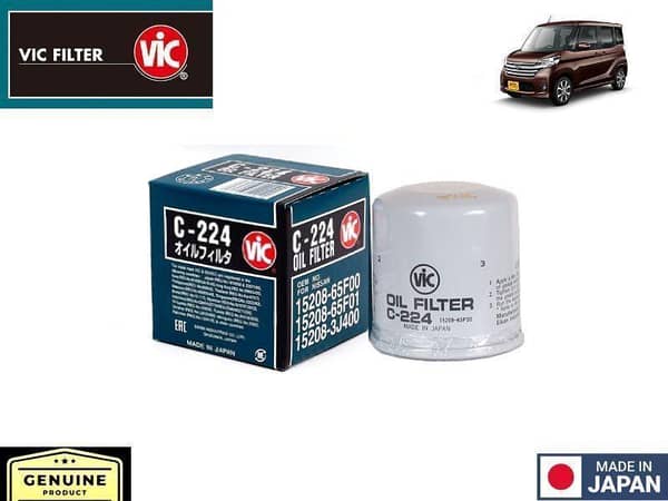 Nissan Roox 2008-2013 VIC Oil Filter - Made in Japan
