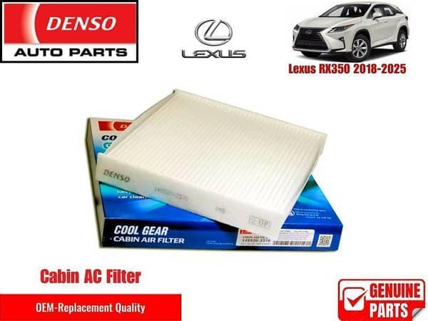 Lexus RX350 2018-2025 Denso Genuine Cabin Filter - Toyota OEM Quality