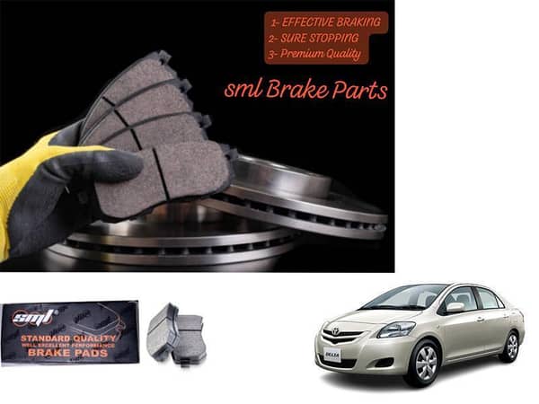Front Disc Brake Pad for Toyota Belta 2005-2012 - SML Advanced Braking Parts