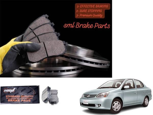 Front Disc Brake Pad for Toyota Platz (1999-2005) - SML Brake Parts with Advanced Braking Technology
