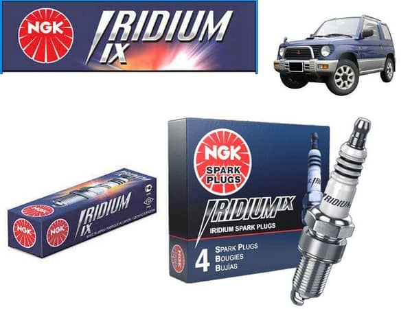 Mitsubishi Mini Pajero 1994-2012 Iridium Spark Plug NGK Japan - 4 Pcs