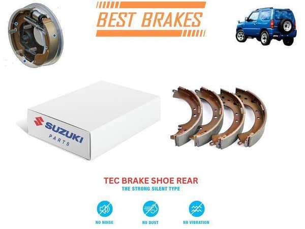 Suzuki Jimny 660cc TEC Rear Brake Shoes - High Quality Brake Parts