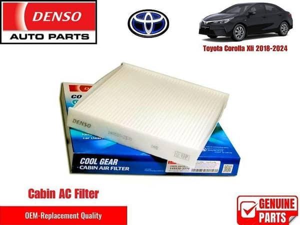 Genuine Denso Cabin Filter for 2018-2024 Toyota Corolla Xli - OEM Quality
