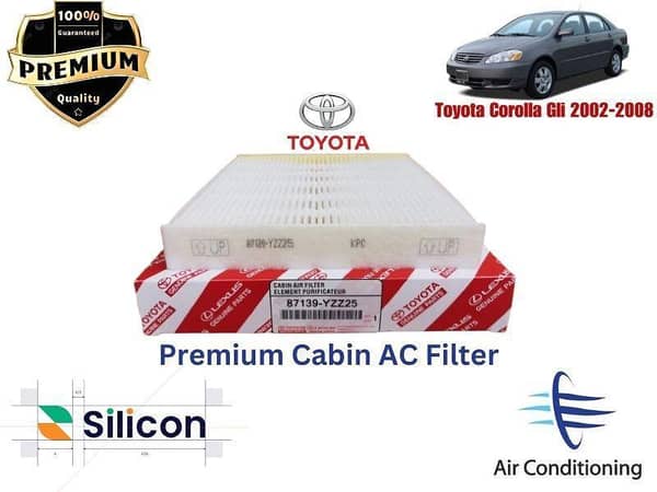 Toyota Corolla Gli 2002-2008 Premium Quality Cabin Filter - Imported